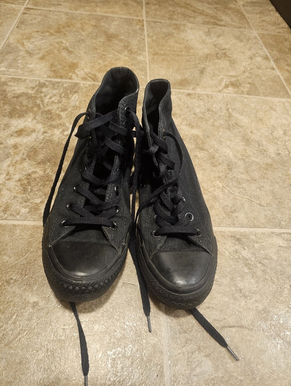 Converse Black High-Top Canvas Sneakers